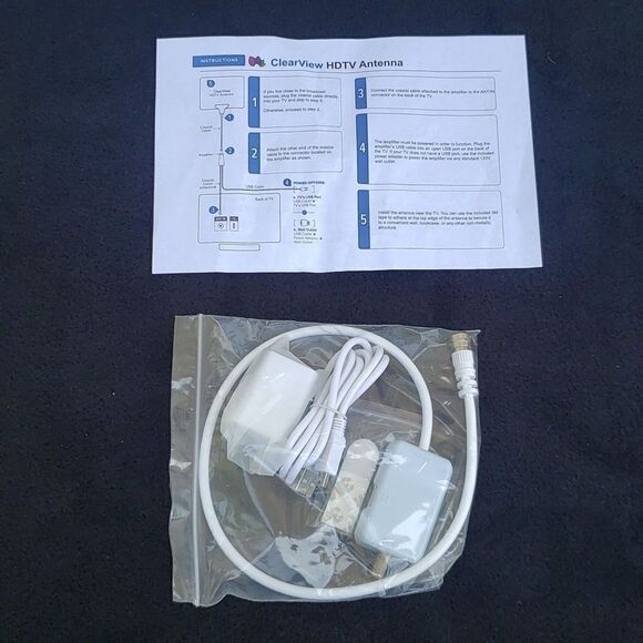 New in Box ClearView HDTV Antenna - Picture 5 of 6
